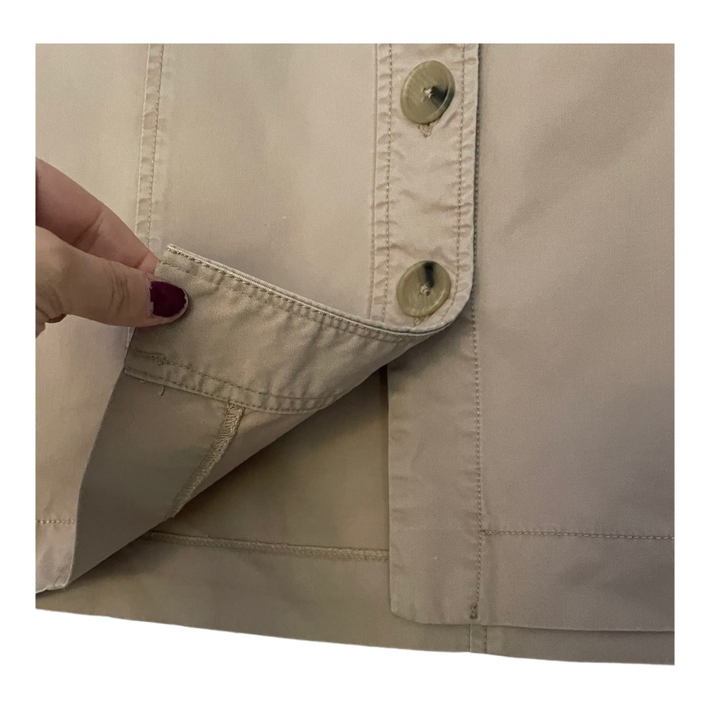 Banana Republic tan 100% cotton skirt - Picture 7 of 12